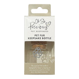 Pet Fur/Hair/Ashes Keepsake Bottle