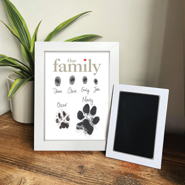 Family Ink Prints Picture Frame – The Slobbery Dog Raw Ltd