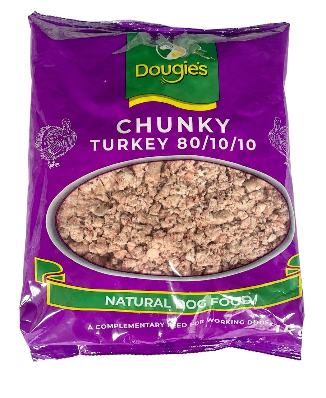 Dougies Chunky Turkey 80:10:10 1kg