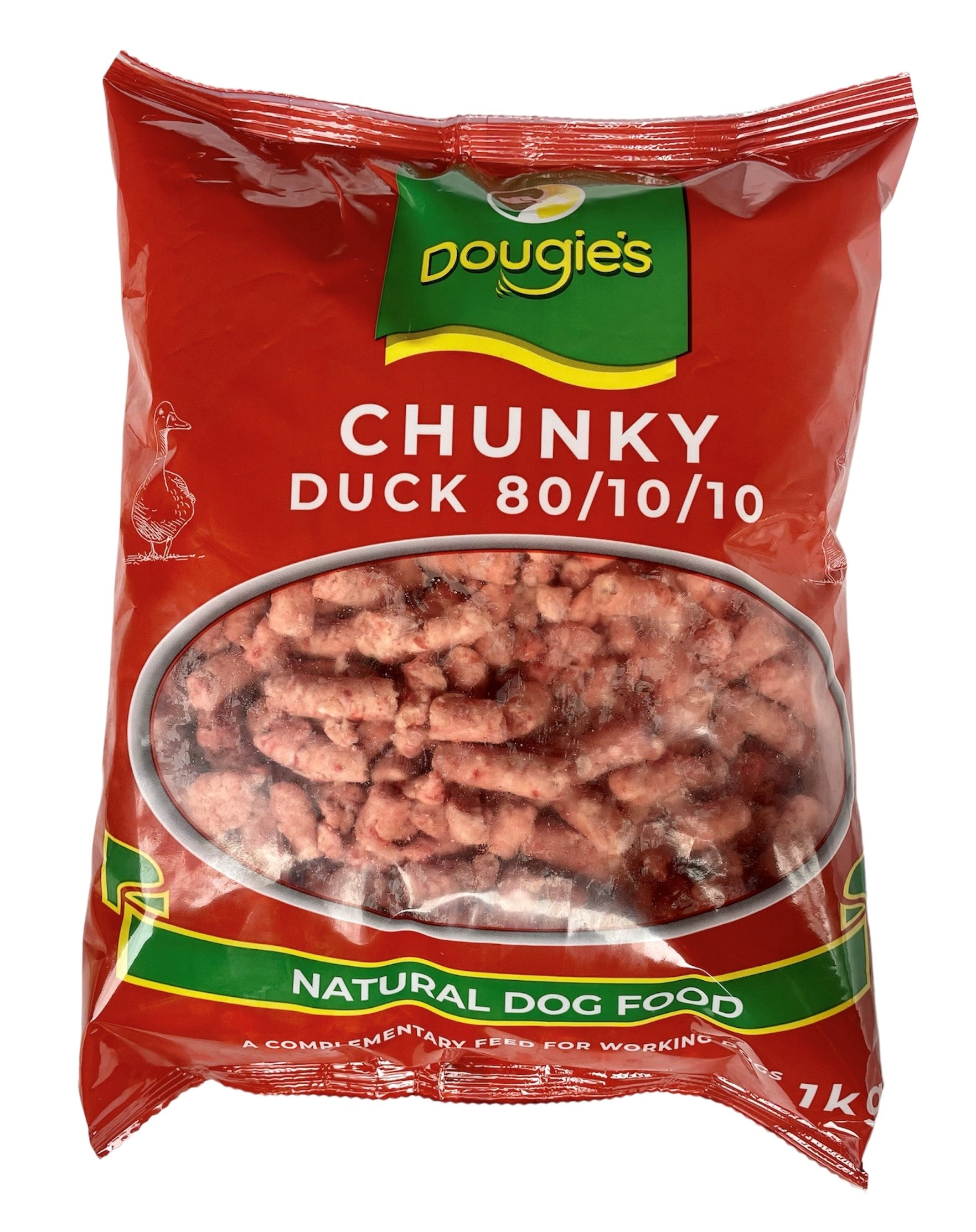 Dougies Chunky Duck 80:10:10 1kg