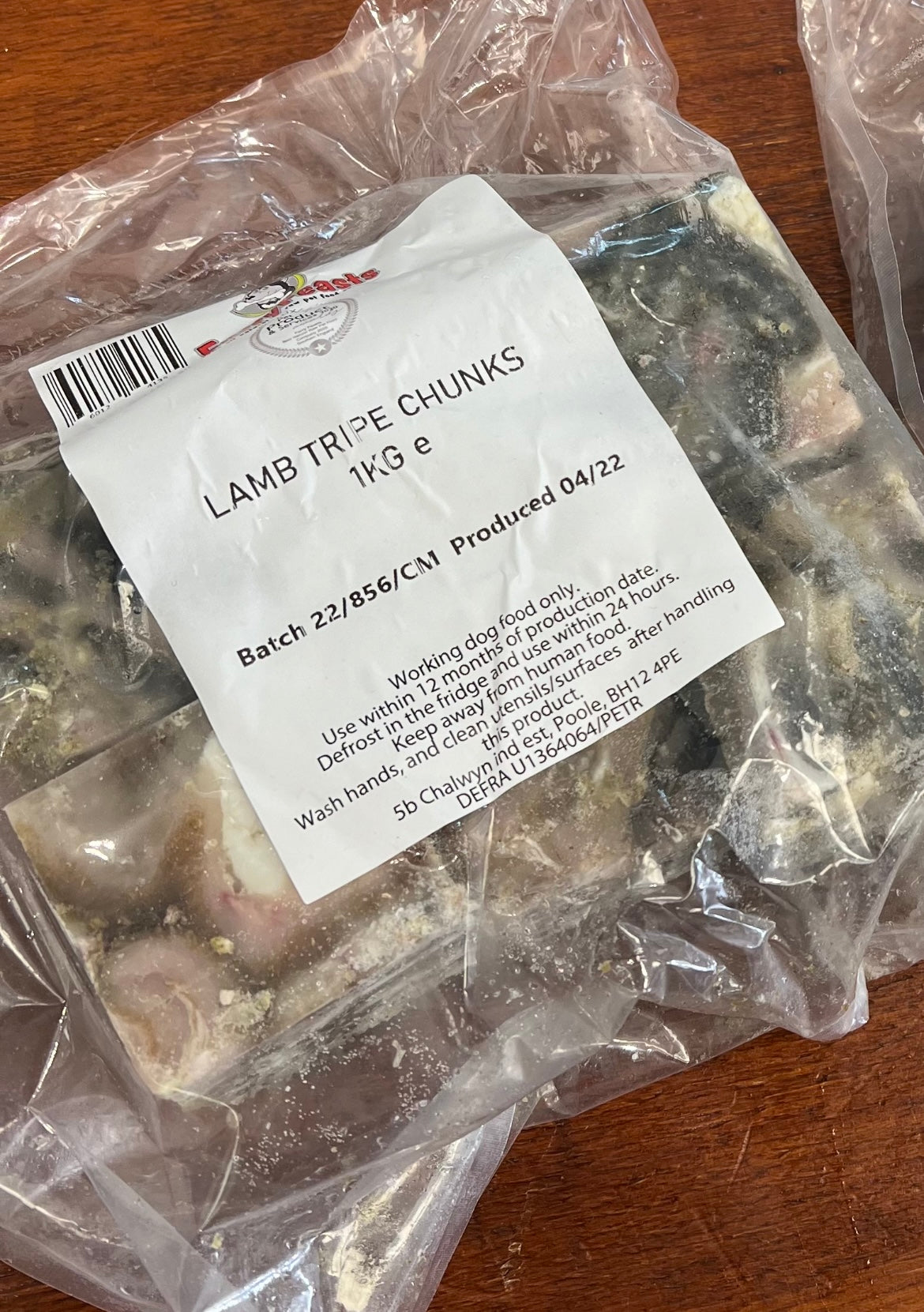 Lamb Tripe Chunks 1kg