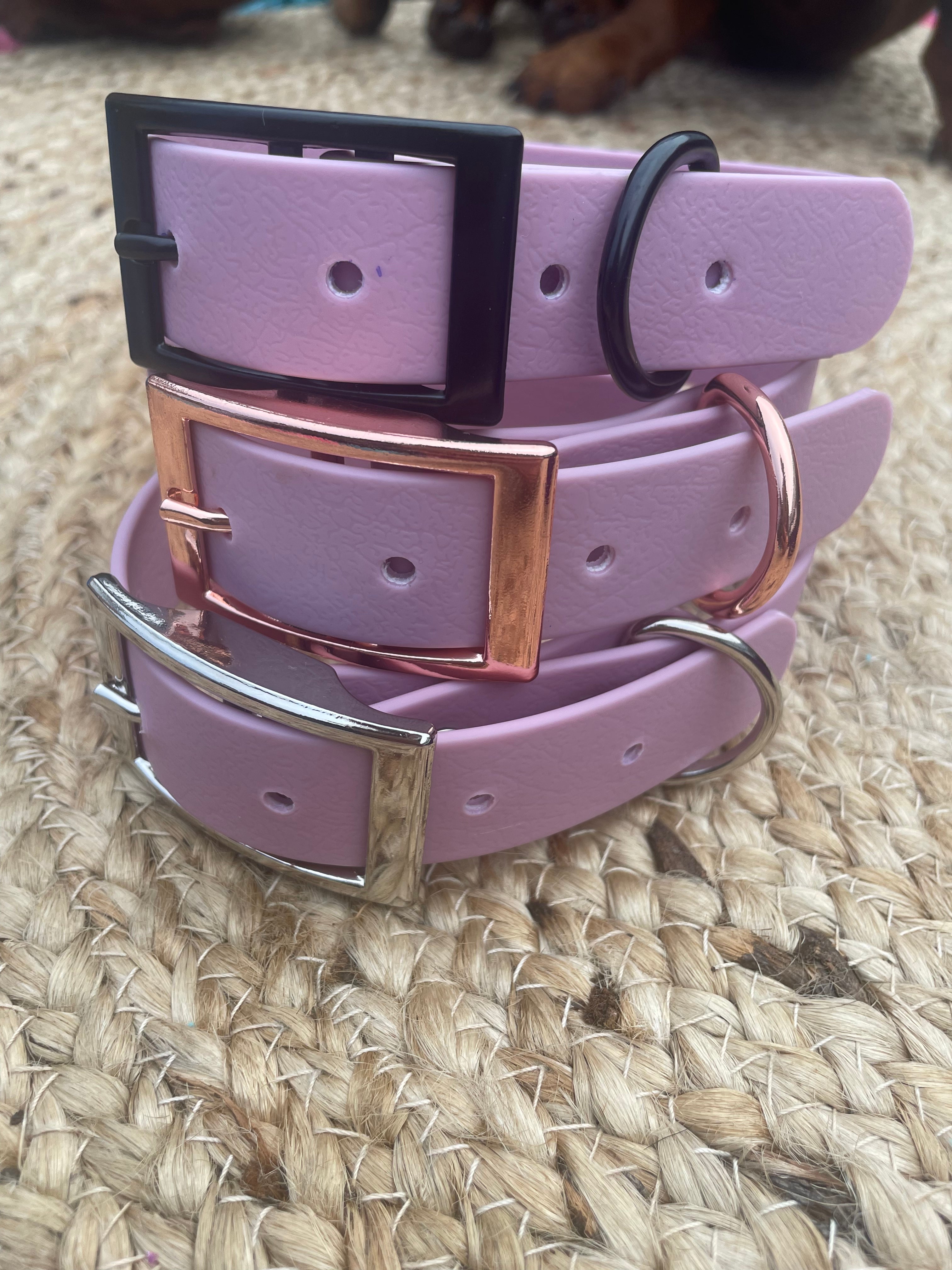 Wags & Bags Collar S/M 12"-16" Pink