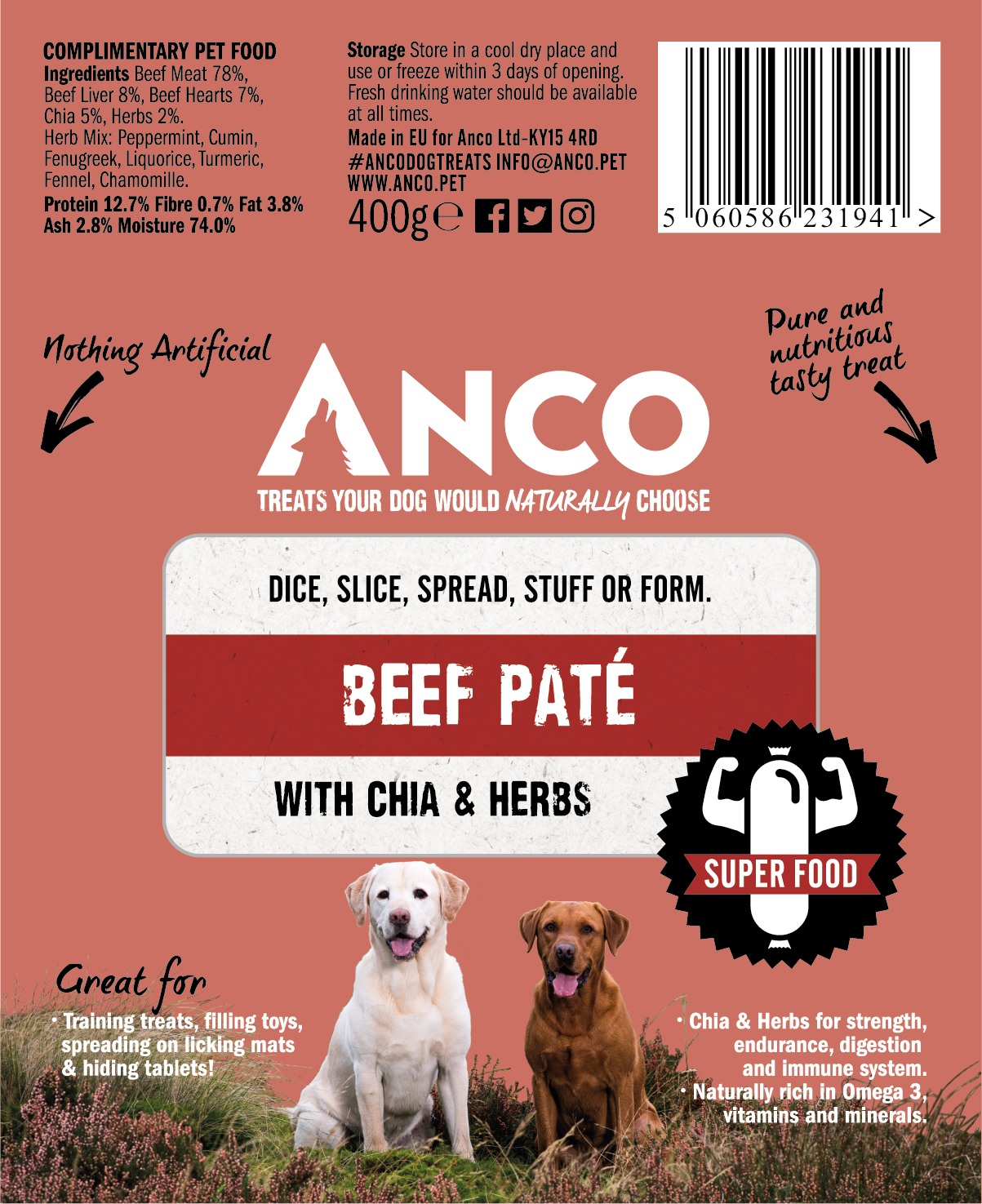 Anco Beef Pate 400g