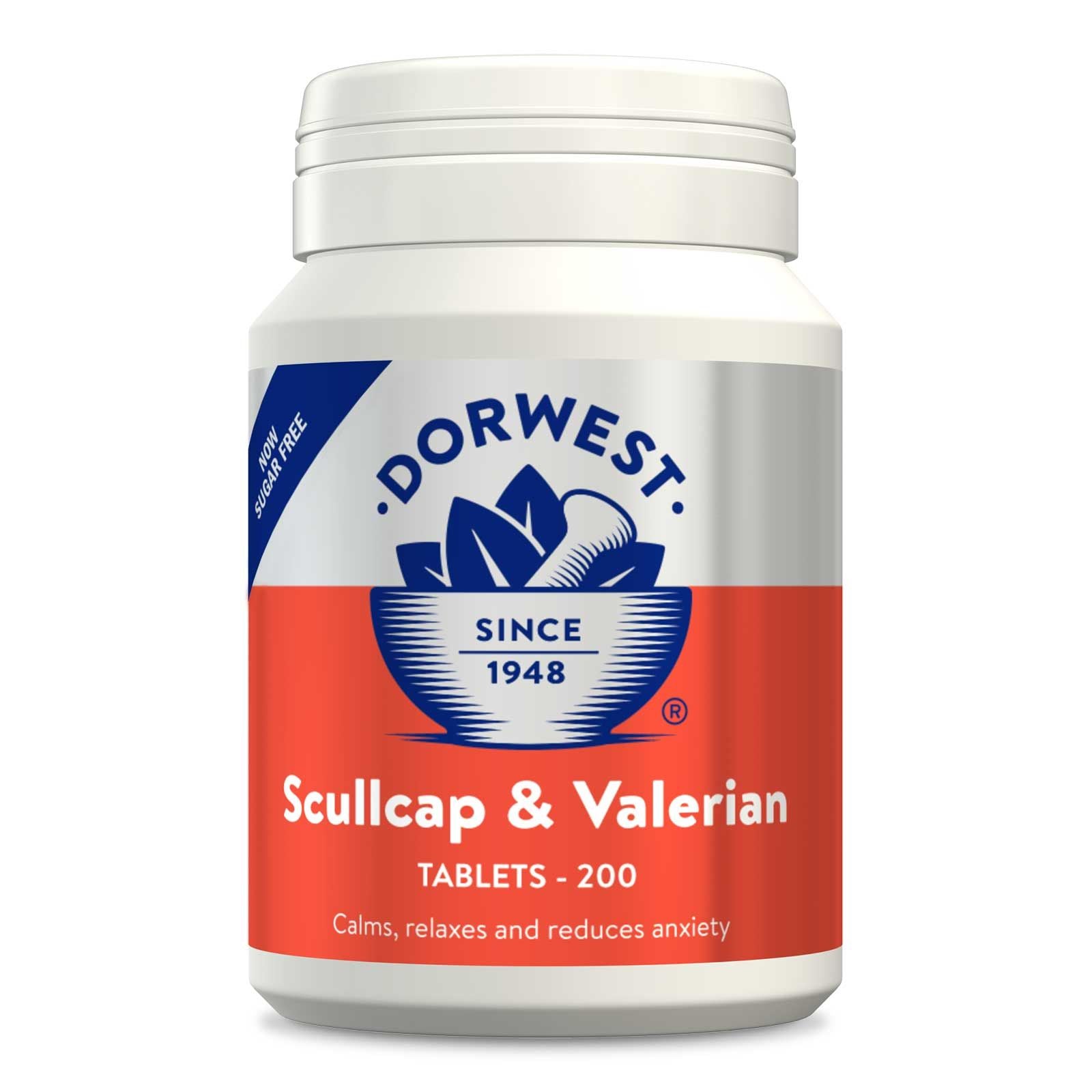 Dorwest Scullcap & Valerian Tablets 200